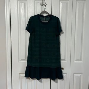 Madewell green dress size medium. 100% polyester